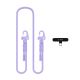 Smycz do telefonu Tech-Protect C5SD Rope CrossBody - lawendowa