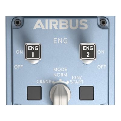 3. Thrustmaster TCA Quadrant Airbus Edition Czarny, Niebieski Flight Sim PC