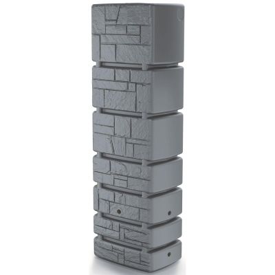 3. ZBIORNIK POJEMNIK NA WODĘ DESZCZÓWKĘ TOWER STONE 500L SMOOTH GRAY