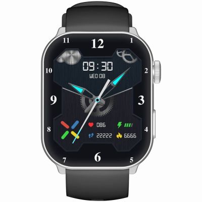 5. Smartwatch Damski GRAVITY GT28-9 Pasek + Bransoleta Czarno Srebrny