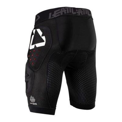 3. Spodenki z ochraniaczem LEATT Impact Shorts 3DF 4.0 rozmiar M, czarne