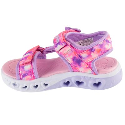 2. Skechers S-Lights: Flutter Hearts Sandal - Blurry Love 303110L-PKLV Różowe 29