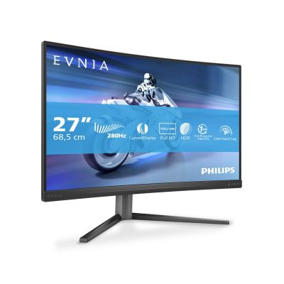 3. Philips Evnia 5000 27M2C5200W/00 monitor komputerowy 68,6 cm (27") 1920 x 1080 px Full HD LCD Czarny