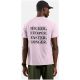 4. Koszulka z krótkim rękawem męska ODLO T-shirt crew neck s/s ESSENTIAL PRINT różowa