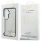 8. Etui Guess Fixed Glitter Triangle MagSafe na Samsung Galaxy S26 - srebrne