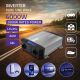 3. Qoltec Przetwornica napięcia Pure Sine Wave | 12V na 230V | 2000/4000W | LCD | USB | USB-C | Kompatybilna z LiFePO4 GEL AGM