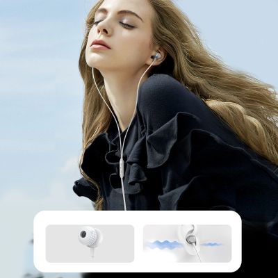 8. Słuchawki douszne USB-C Joyroom JR-EC06 - srebrne