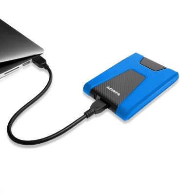 6. Dysk zewnętrzny HDD ADATA HD650 (1TB; 2.5"; USB 3.2; niebieski)