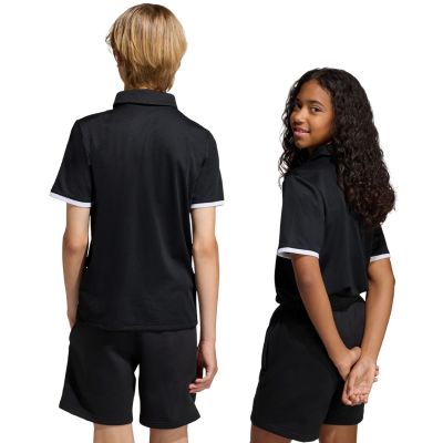 3. Koszulka dla dzieci adidas Entrada 26 Polo czarna JZ6629