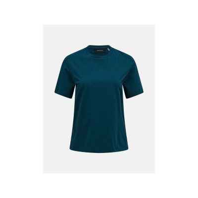 Koszulka damska PEAK PERFORMANCE W Original Small Logo Tee kolor zielony