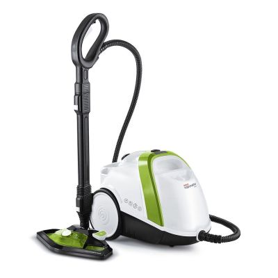 23. Odkurzacz parowy Polti Vaporetto Smart 110 Eco, Moc 1500 W, Ciśnienie pary 4 bar, Pojemność zbiornika na wodę 2 L, Biały/Zielony