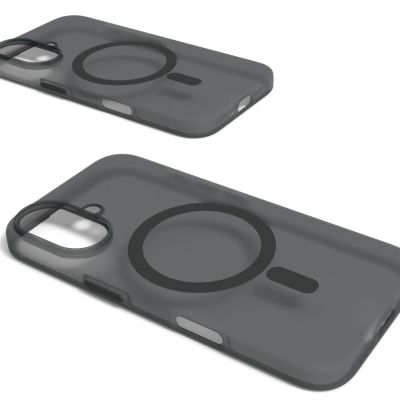 3. Etui silikonowe Puro Daylight MagSafe do iPhone 16 - czarne