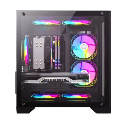 6. GameMax Infinity Mini BK Micro Tower Czarny