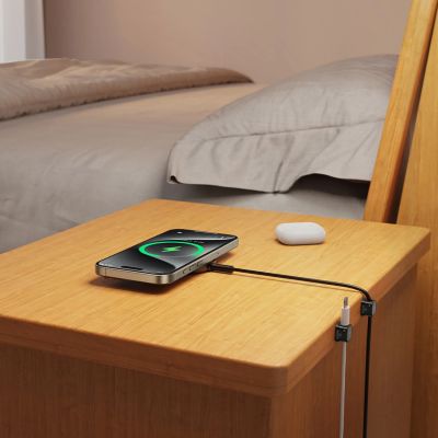 10. Organizer kabli Joyroom JR-ZS368 magnetyczny - czarny (6 szt.)