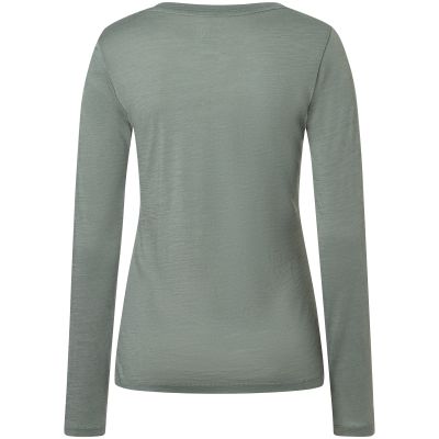 4. Bluza damska Super.natural Berggluck LS - eucalyptus/feather grey rozmiar: m
