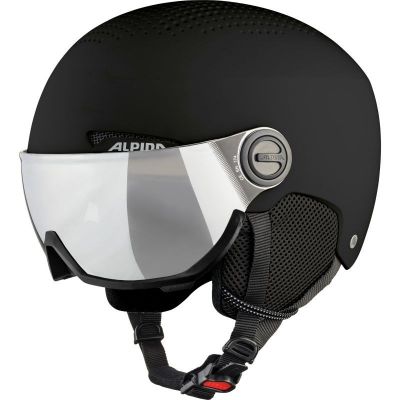 4. Kask narciarski ALPINA ARBER VISOR Q LITE BLACK 54-58 (WYPRZEDAŻ)