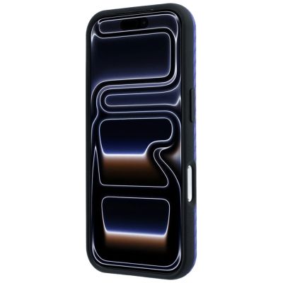 5. Etui BMW M Carbon Printed Ring MagSafe na iPhone 17 Pro Max / 18 Pro Max - niebieskie