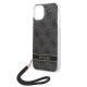 4. Etui Guess 4G Print Strap na iPhone 14 Plus - czarne