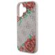 6. Etui Guess 4G Flowers Print MagSafe na iPhone 16 6.1" - różowe