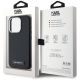 8. Etui Karl Lagerfeld FW Metal Plate MagSafe na iPhone 15 Pro Max - czarne