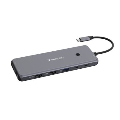 12. Stacja/replikator Verbatim CMH-13 USB-C (32153)