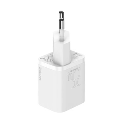 5. Baseus Super Si 1C szybka ładowarka USB Typ C 25W Power Delivery Quick Charge biały (CCSP020102)