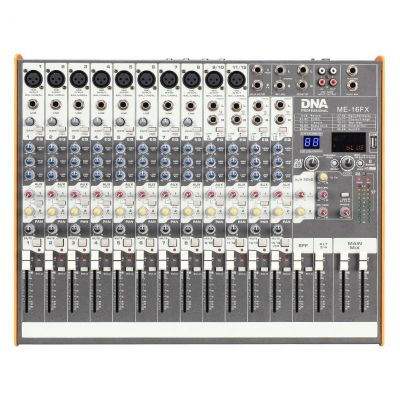 Mikser audio DNA ME-16FX, 16 kanałów, USB, Bluetooth