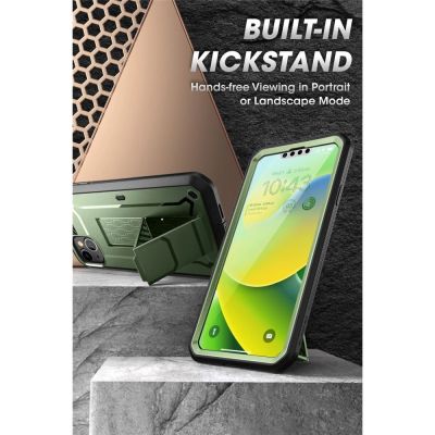 16. Etui Supcase Unicorn Beetle Pro na iPhone 14 Plus - zielone