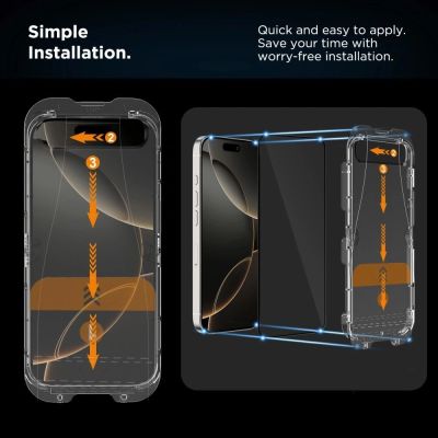 6. Szkło prywatyzujące Tech-Protect Quick Set Spy+ 2-pack na iPhone 14 Pro