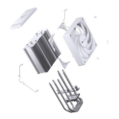 22. Jonsbo CR-1000 EVO CPU cooler 12cm ARGB Biały 1szt.