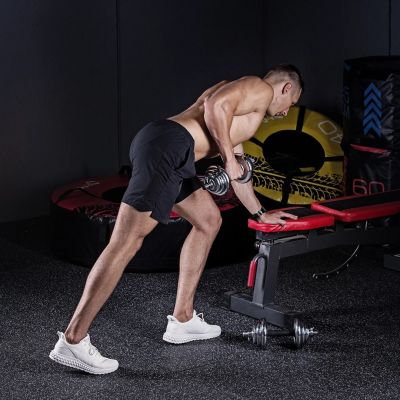 7. Sztangielki w walizce HMS STC21 2 x 10 kg chrom