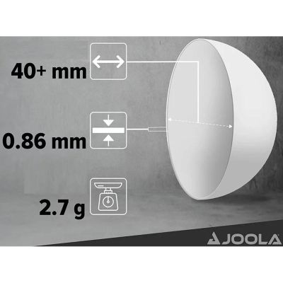 12. PIŁECZKI DO TENISA STOŁOWEGO JOOLA PRO 3 STAR 12SZT BIAŁE