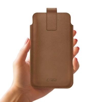 3. Etui Tech-Protect SM65 dla smartfonów 6.0-6.9" - brązowe
