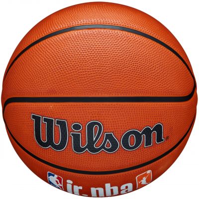 7. Piłka do koszykówki Wilson Jr NBA Logo Auth Outdoor WZ3011801XB6
