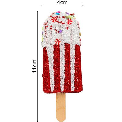 12. LODY DEKORACJA WISZĄCA BOMBKA 3SZT CZERWONY