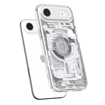 5. Etui Spigen Ultra Hybrid MagSafe na iPhone 17 Air Zero One - białe