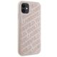 4. Etui Karl Lagerfeld Quilted K Pattern na iPhone 11 / Xr - różowe
