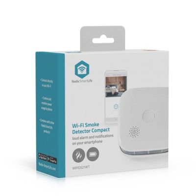 10. Czujnik dymu Nedis SmartLife WIFIDS21WT3 3szt.