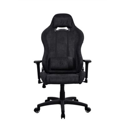 Arozzi Torretta Soft Fabric | Gaming Chair | Metal/Reinforced nylon | Pure Black
