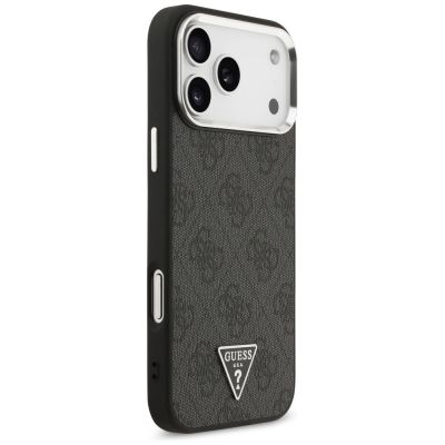 4. Etui Guess 4G Triangle Logo MagSafe na iPhone 17 Pro Max - czarne