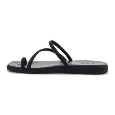 4. CROCS MIAMI TOE LOOP SANDAL W BLACK 209862-001