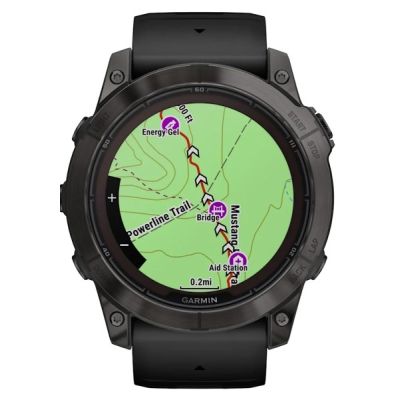 7. Zegarek Garmin Fenix 7X Pro Sapphire Solar Edition, 51mm MIP Black
