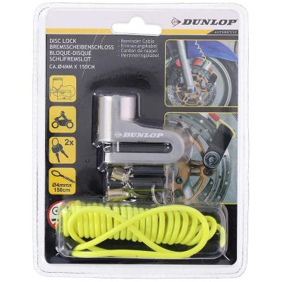 2. BLOKADA NA TARCZĘ HAMULCOWĄ Z LINKĄ PRZYPOMINAJĄCĄ DUNLOP SILVER