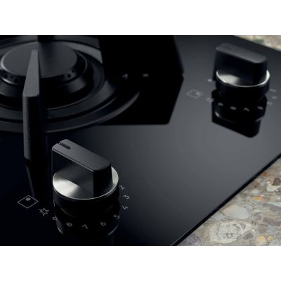 19. Electrolux KDI641723K Czarny Wbudowany 60 cm Kombi 4 stref(y)