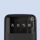 7. Dudao pojemny powerbank z 4 wbudowanymi kablami 20000mAh USB Typ C + micro USB + Lightning + USB-A (wejście) - czarny (Dudao K6Pro+)
