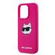 6. Etui Karl Lagerfeld Silicone Choupette Head MagSafe na iPhone 15 Pro Max - różowe