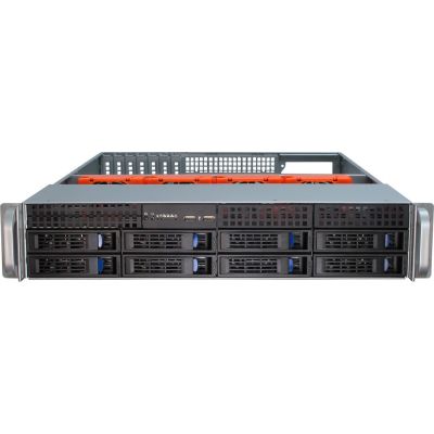 4. Inter-Tech IPC 2U-2408 Rack Czarny, Stal nierdzewna