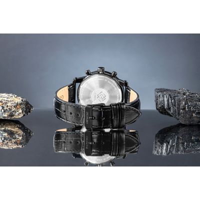 7. Zegarek Męski Giewont Chronograph Sapphire Czarny GW6260-A3
