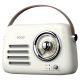 4. SAVIO RADIO PRZENOŚNE BIAŁE RS-02