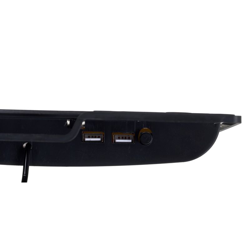 27. Podstawka chłodząca pod notebook VAKOSS LF-1860AL (17.x cala; 1 wentylator; HUB)